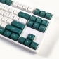 Dark Green White 104+45 CSA Profile PBT Doubleshot Keycap Set Cherry MX Mechanical Gaming Keyboard